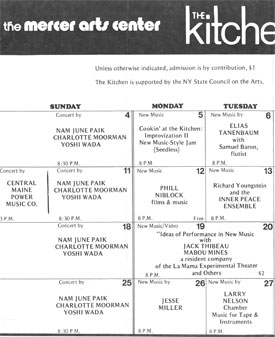 Kitchen Calendar February 1973
