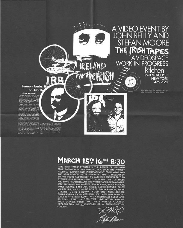 The Irish Tapes: A Video Event by John Reilly and Stefan Moore