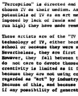 Letter from Howard Wise to the National Endowment for the Arts