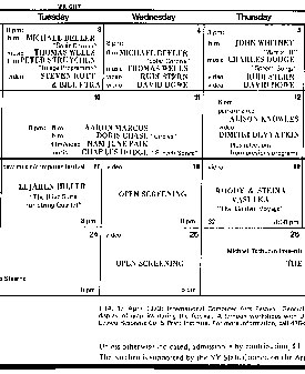 Kitchen Calendar April 1973